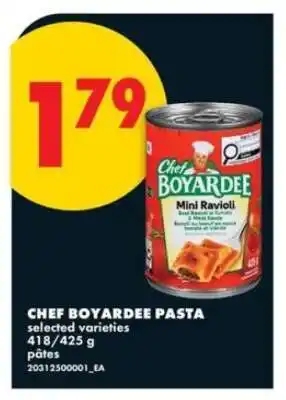No Frills CHEF BOYARDEE PASTA offer