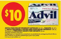 No Frills ADVIL PAIN RELIEF PRODUCTS offer