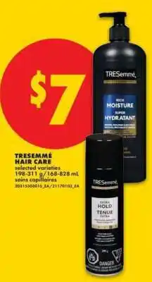 No Frills TRESEMMÉ HAIR CARE offer