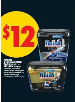 No Frills Finish Dishwashing Tabs or Jet Dry offer