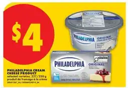 No Frills PHILADELPHIA CREAM CHEESE PRODUCT offer