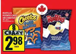 Food Basics Ruffles Potato Chips or Cheetos offer