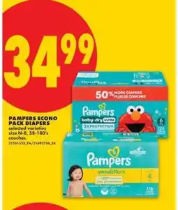 No Frills PAMPERS ECONO PACK DIAPERS offer