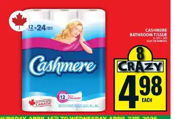 Food Basics Cashmere Bathroom Tissue offer