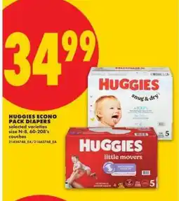 No Frills Huggies Econo Pack Diapers offer