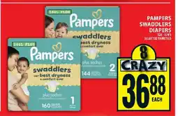 Food Basics Pampers Swaddlers Diapers offer
