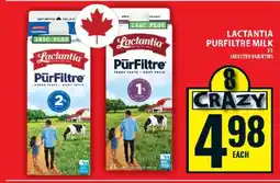Food Basics LACTANTIA PURFILTRE MILK offer