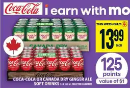 Food Basics Coca-Cola or Canada Dry Ginger Ale Soft Drinks offer