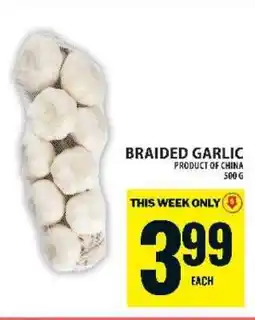 Food Basics Braided Garlic offer