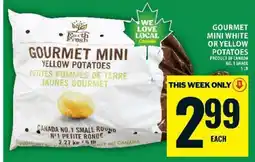 Food Basics GOURMET MINI YELLOW POTATOES offer