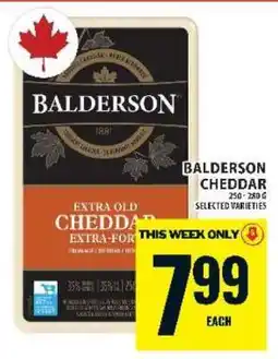 Food Basics BALDERSON CHEDDAR offer