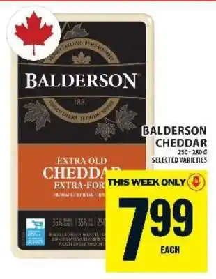 Food Basics BALDERSON CHEDDAR offer