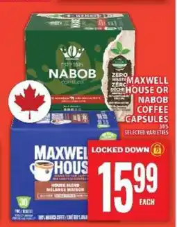 Food Basics Maxwell House or Nabob Coffee Capsules offer