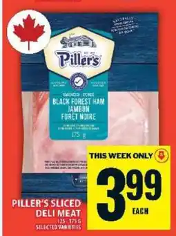 Food Basics PILLER’S SLICED DELI MEAT offer