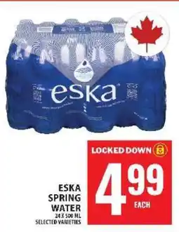 Food Basics Eska Spring Water offer