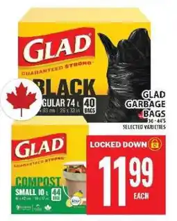 Food Basics GLAD GARBAGE BAGS offer