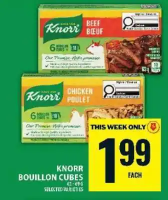 Food Basics KNORR BOUILLON CUBES offer