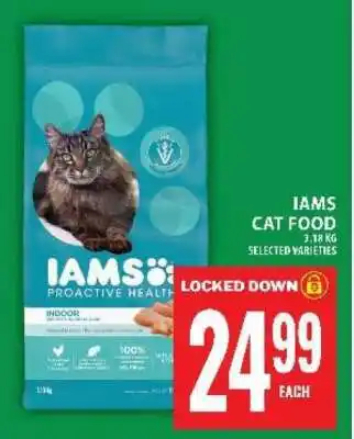 Food Basics IAMS CAT FOOD offer