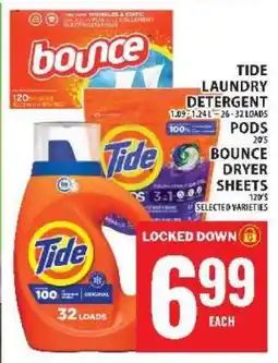 Food Basics Tide Laundry Detergent, Pods, Bounce Dryer Sheets offer