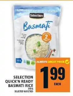 Food Basics Selection Quick’n Ready Basmati Rice offer