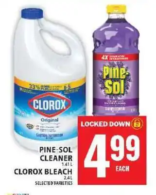 Food Basics Pine-Sol Cleaner & Clorox Bleach offer