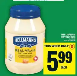 Food Basics Hellmann's Mayonnaise offer