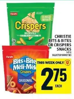 Food Basics CHRISTIE BITS & BITES OR CRISPERS SNACKS offer