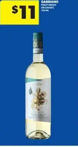 Real Canadian Liquorstore Gabbiano pinot grigio or chiantl 750 ml offer