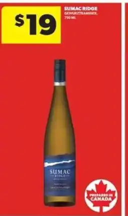 Real Canadian Liquorstore Sumac ridge gewurztraminer 750 ml offer