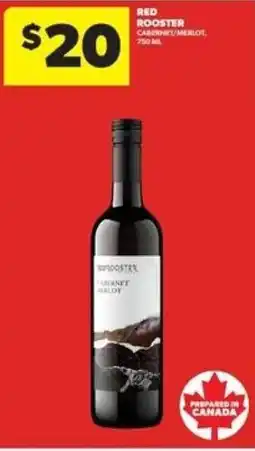 Real Canadian Liquorstore Red rooster cabernet/merlot 750 ml offer
