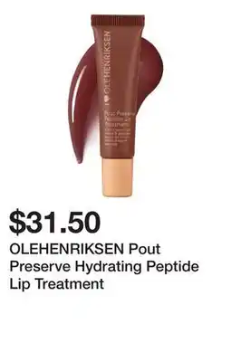 Sephora OLEHENRIKSEN Pout Preserve Hydrating Peptide Lip Treatment offer