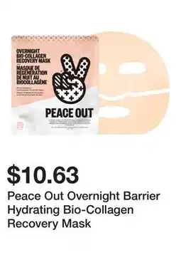 Sephora Peace Out Overnight Barrier Hydrating Bio-Collagen Recovery Mask offer