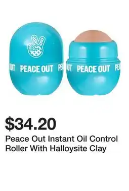 Sephora Peace Out Instant Oil Control Roller With Halloysite Clay offer