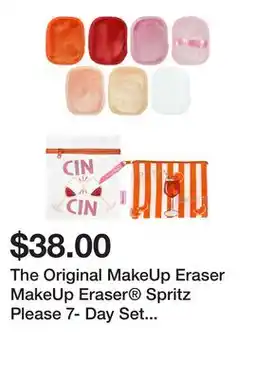 Sephora The Original MakeUp Eraser MakeUp Eraser Spritz Please 7- Day Set Reusable Makeup Remover offer
