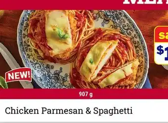 M & M Food Market Chicken Parmesan & Spaghetti offer