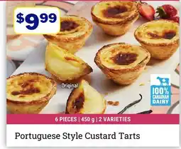M & M Food Market Portuguese Style Custard Tarts offer