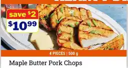 M & M Food Market Maple Butter Pork Chops offer