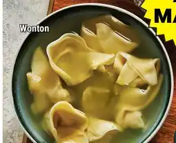 M & M Food Market Wonton Soups offer