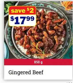 M & M Food Market Gingered Beef offer