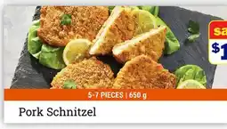 M & M Food Market Pork Schnitzel offer