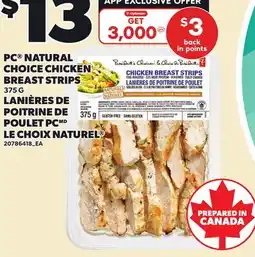 Independent City Market PC NATURAL CHOICE CHICKEN BREAST STRIPS offer