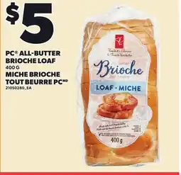 Independent City Market PC ALL-BUTTER BRIOCHE LOAF offer