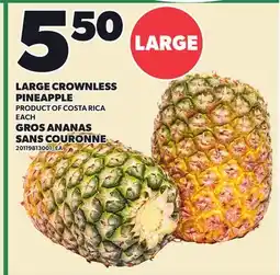 Independent City Market LARGE CROWNLESS PINEAPPLE offer