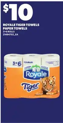 Independent City Market ROYALE TIGER TOWELS PAPER TOWELS offer