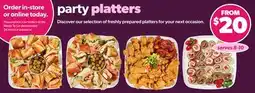 Independent City Market PARTY PLATTERS offer