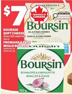 Independent City Market BOURSIN SOFT CHEESE offer