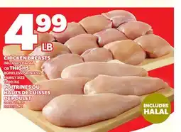Independent City Market CHICKEN BREASTS INCLUDES HALAL OR THIGHS offer