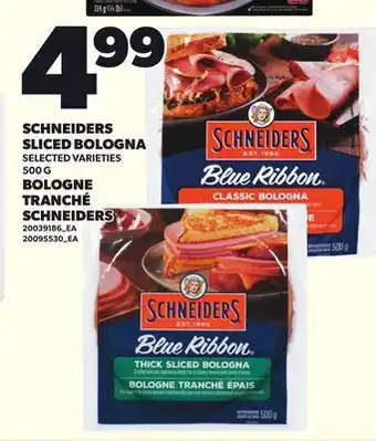 Independent City Market SCHNEIDERS SLICED BOLOGNA offer