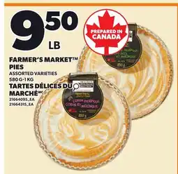 Independent City Market FARMER'S MARKET PIES, 580 G-1 KG offer