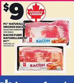 Independent City Market PC NATURALLY SMOKED BACON, 375/500 G offer